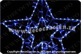 Figurina stea luminoasa decor stalpi iluminat festiv sarbatori