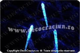 turturi luminosi cu led alb si albastru schimbare culoare