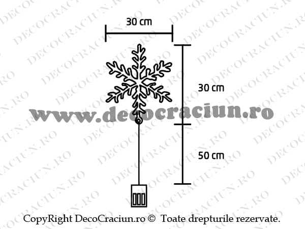 Decoratiuni luminoase Craciun interior figurina luminoasa geam fulgi de zapada