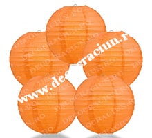 Lampioane portocalii gradina exterior material textil impermeabil