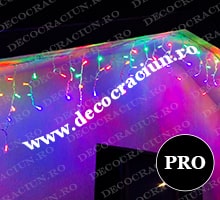 Turturi luminosi exterior leduri colorate efect stroboscopic (10 buc)